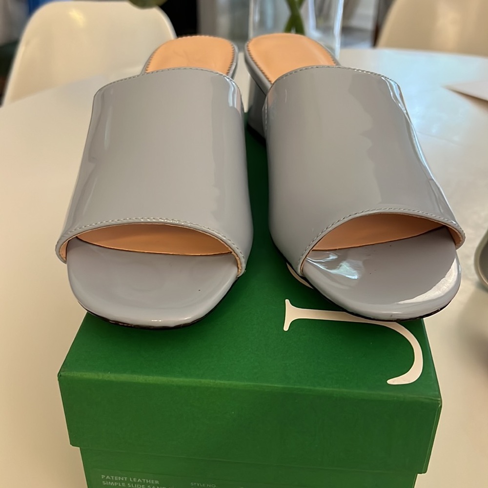 Jcrew patent leather simple slide sandal - Picture 2 of 3